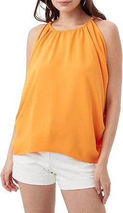 Trina Turk Amos Top Womens Clothing Cap Clementine : MD (US Womens 8-10), Polyester