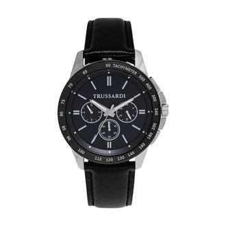 Trussardi Accessoires, Heren, Zwart, ONE Size, Watches