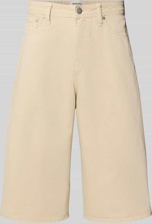 Jack & Jones Jack & Jones Baggy Fit Jeansshorts im 5-Pocket-Design Modell OWEN ROY in Offwhite, Gr&ouml;&szlig;e XXL