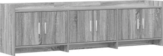 vidaXL Mueble De Tv 168 X 33 X 47 Cm Sonoma Gris Madera De Ingenier&iacute;a Vidaxl