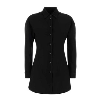 Jil Sander Dames, Jurken, Zwart, Maat: 3XL Wol