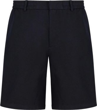A|X Armani Exchange Linnen Shorts - Heren - Korte Broeken - Blauw - W32 - Linnen - Korte Broeken
