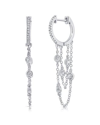 Sabrina Designs 14K 0.29 Ct. Tw. Diamond Dangle Earrings