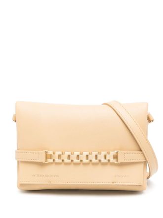 Victoria Beckham mini Chain clutch bag - Neutrals
