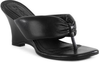 Seychelles Wishing Well Wedge Flip Flop in Black at Nordstrom, Size 8.5