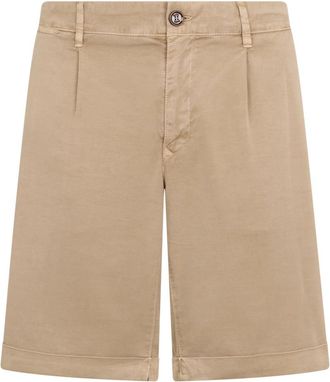 Moorer Alicudi Bermuda Shorts - Heren - Korte Broeken - Beige - XL - Katoen - Korte Broeken