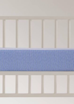 Mango Lenzuolino mate antonio blu - Home - 60x120x15cm - MANGO HOME