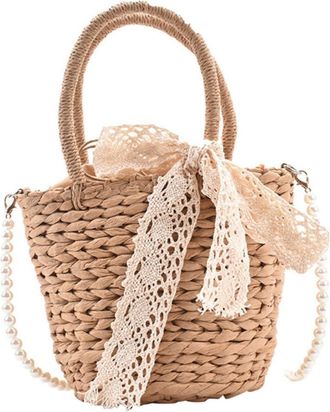 UPKOCH Straw Woven Bag Crossbody Bag Shoulder for Women Fashion Beach Use Storage