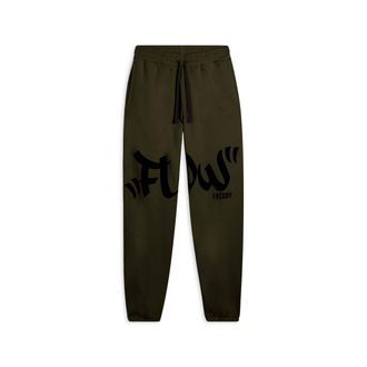 Freddy Pantaloni in felpa con stampa Flow e fondo raccolto