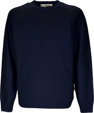 Sebago Gilead Pullover - Heren - Ronde hals truien - Blauw - L - Wol - Truien & Vesten