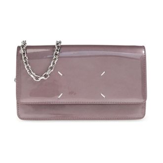 Maison Margiela Wallets & Cardholders, unisex, Purple, Size: ONE SIZE Four Stitches Chain Wallet