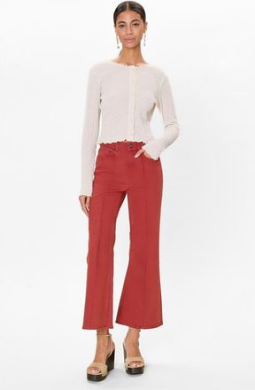 Rebecca Taylor Taryn Knit Cardigan in Cream at Nordstrom, Size X-Small