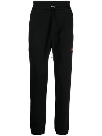 Amiri Trainingsbroek met geborduurd logo - Zwart