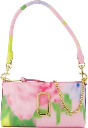 Marc Jacobs Tassen, Dames, Roze, ONE Size, Leer, Blurred Floral Snapshot Convertible Shoulder Bag