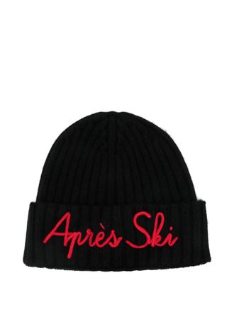 MC2 Saint Barth embroidered beanie - Black