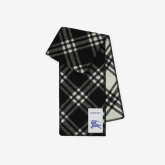Burberry Check Wool Scarf