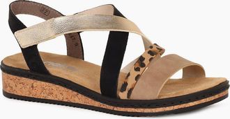 Rieker Womens Kaz Womens Sandals - Brown - Size: 3.5