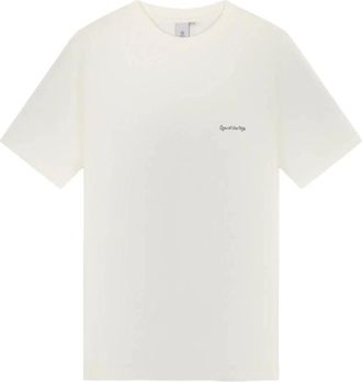 Law Of The Sea Anchored Artwork T-Shirt - Heren - Tops - Wit - Maat: XL Katoen