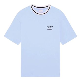 Dr&ocirc;le de Monsieur T-Shirts, male, Blue, Size: L Drole DE Monsieur T-shirts and Polos Clear Blue