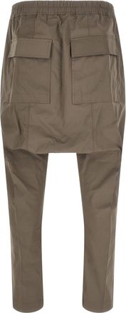 Rick Owens Mens Gray Cotton Casual Pants