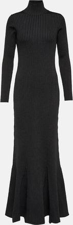 Balenciaga Silk-blend maxi dress