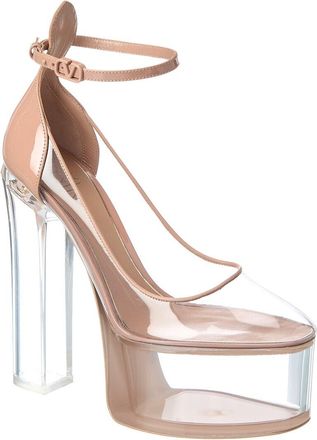 Valentino Tan-Go 155 Vinyl & Patent Platform Pump
