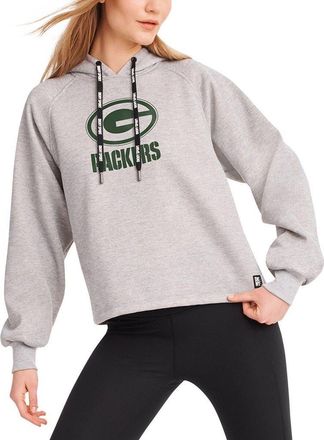 DKNY Womens DKNY Sport Heather Gray Green Bay Packers Debbie Dolman Raglan Pullover Hoodie at Nordstrom, Size Xx-Large