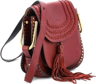 Chlo&eacute; Borsa a tracolla Hudson media in pelle - Rosso