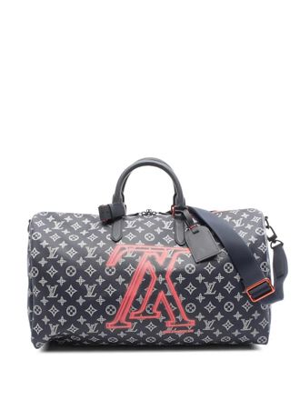Louis Vuitton 50 Keepall Bandouliere holdall - Blue