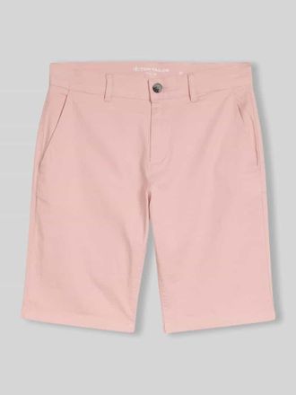 Tom Tailor Regular Fit Bermuda aus reiner Baumwolle in Pink, Gr&ouml;&szlig;e 30