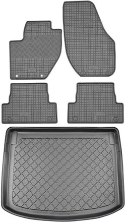 OEM Volvo V40 Ii / V40 Cross Country Hatchback / Suv (5 Puertas) Desde 07.2012 Hasta 11.2012. Juego: Alfombrillas De Goma Para Coche + Alfombrilla Para Ma