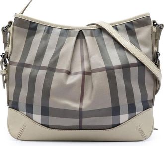 Burberry Pre-owned Burberry Smoke Check Coated Canvas Hartham Crossbody Ladies MA0PW1NOHSGT6NMM