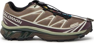 Salomon Salomon XT-6 Panelled Mesh Sneakers - Brown - 8.5 (IT42.5 / UK8.5)