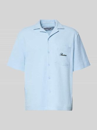 Review Regular Fit Freizeithemd mit Label-Stitching in Hellblau, Gr&ouml;&szlig;e XL