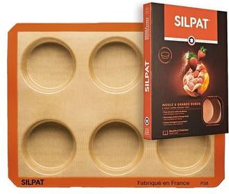 Silpat Perfect Non-Stick Large Round Cake Mold in Orange at Nordstrom