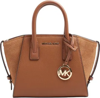 Michael Kors Handbags, female, Brown, Size: ONE SIZE Avril Satchel