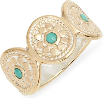 Anna Beck Flora Multidisc Ring in Gold at Nordstrom, Size 9