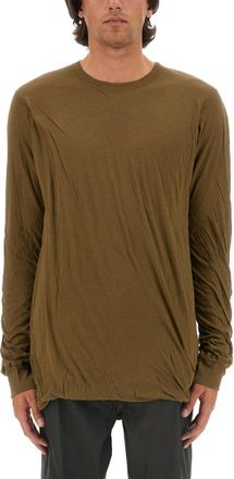 Rick Owens Brown Crew Neck T-Shirt