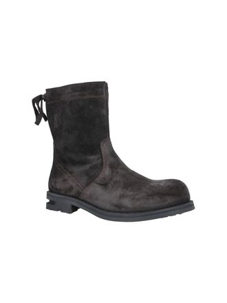 Kiko Kostadinov Mens Boots Brown Calf Suede Leather