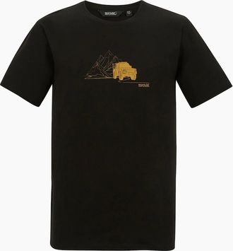 Regatta Mens Regatta Mens Cline IX Desert Jeep T-Shirt - Black - Size: 38