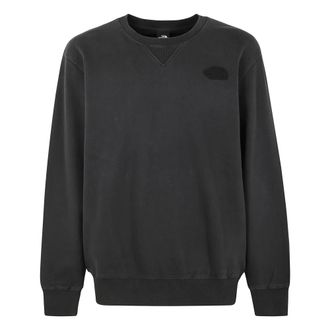 The North Face Sweatshirts, male, Black, Size: L Relaxed Crewneck for Men in Nature