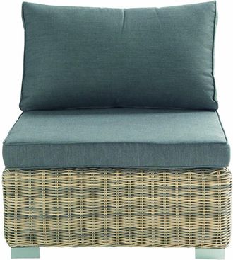 Maisons du monde M&oacute;dulo sin brazos de jard&iacute;n de resina trenzada reciclada