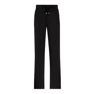Roberto Cavalli Mirror Snake Straight-Leg Trousers, Brand Size 46 ( Waist Size 30 )