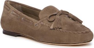 Paige Ezra Tassel Loafer in Dark Taupe at Nordstrom, Size 6.5