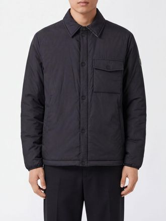 Burberry Giacca a camicia imbottita in nylon con logo EKD