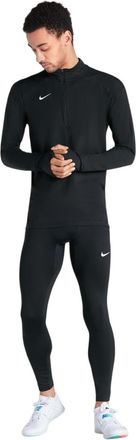 Nike Heren Dry Element Trechterhals Hardlooptop (Zwart)