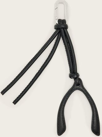 AllSaints Wishbone Leather Keyring