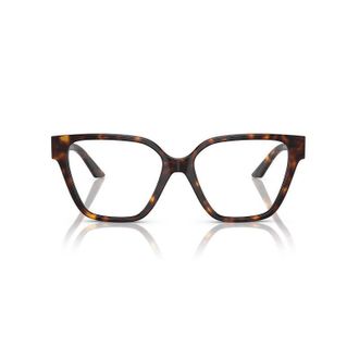 Versace VE3358B108 Geometric Full Rim Eyeglasses - Brown
