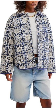 Free People Alexie Jacket Womens Coat Peacoat : MD (Womens 8-10), Cotton