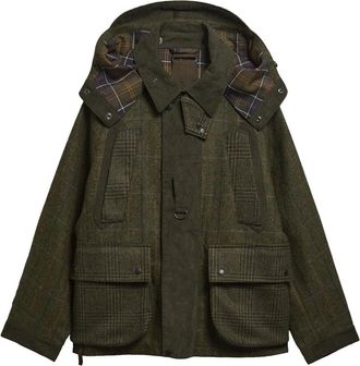 Barbour Norbit Wool Jacket - Heren - Zomerjassen - Groen - M - Wol - Jassen